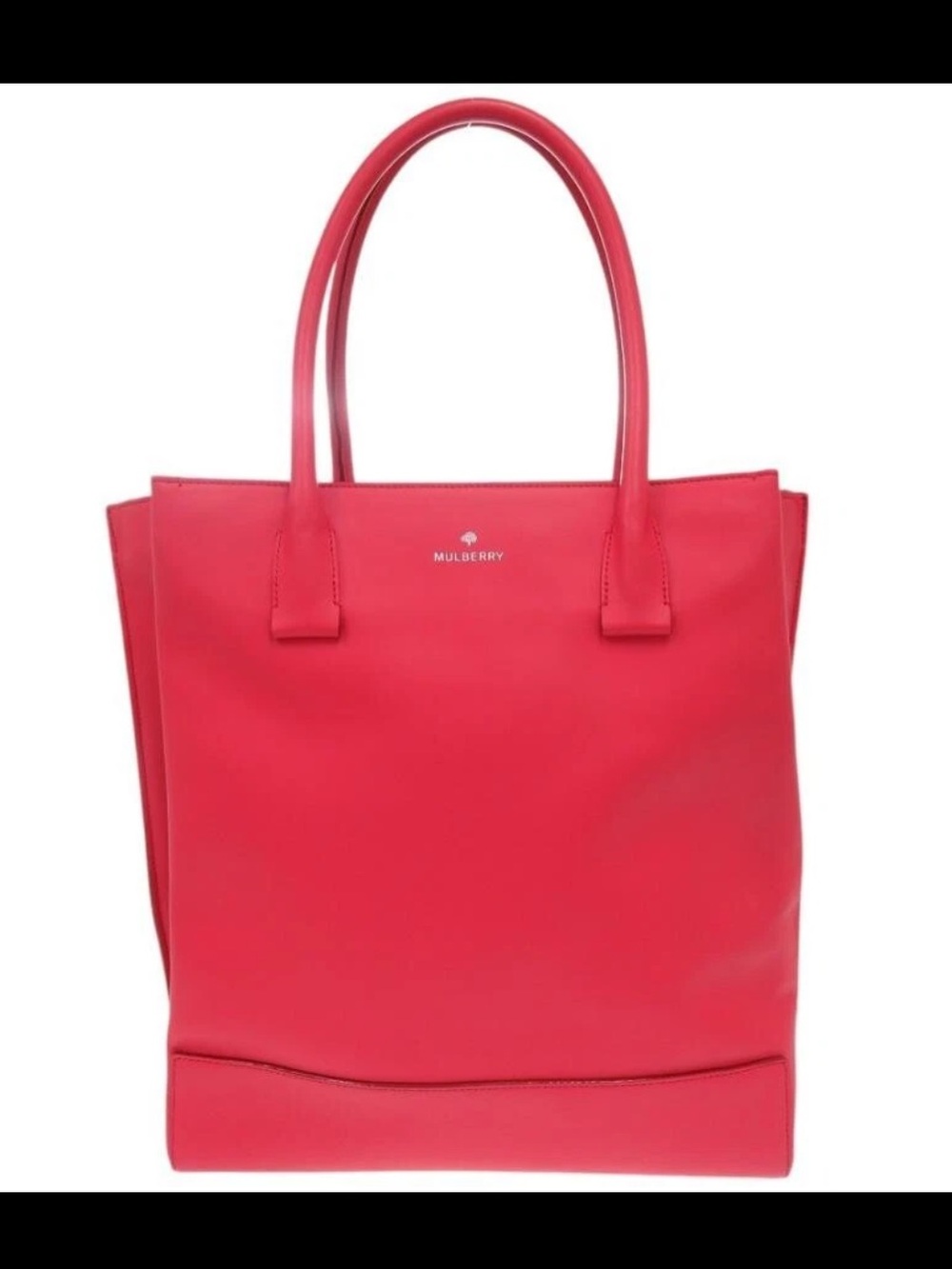 Mulberry Cherry Red Leather Tote